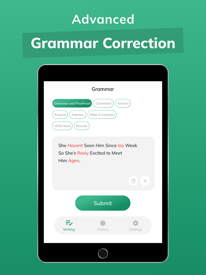 Grammar Corrector - AI Writer
