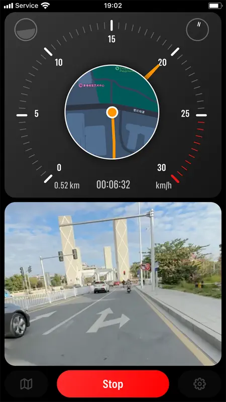 CycleHUD - speed route tracker screenshot 1 of 3