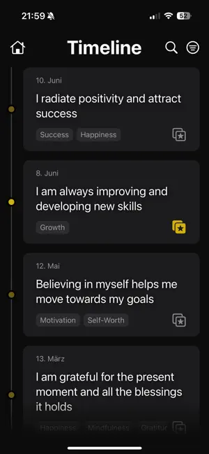 AURA: Your daily affirmations screenshot 1