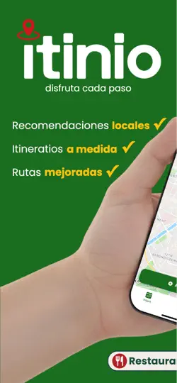 Captura de pantalla de Itinio Recomendaciones Locales en iPhone 1