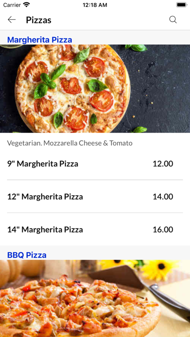 Roma pizza & kebab House. Screenshot