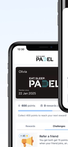 Eat Sleep Padel iPhone screenshot