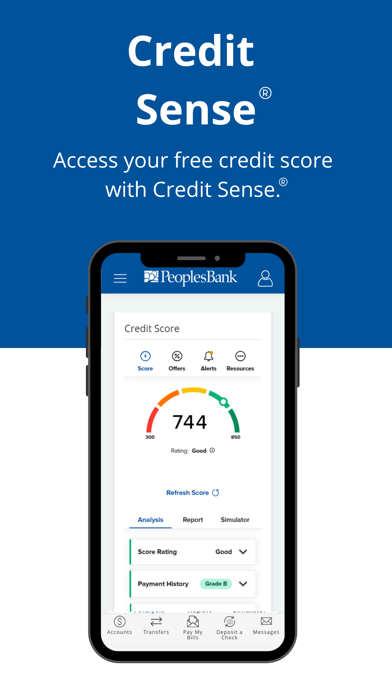 PeoplesBank Mobile Access Screenshot