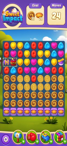 Sweet Impact - Match 3 Game iPhone screenshot