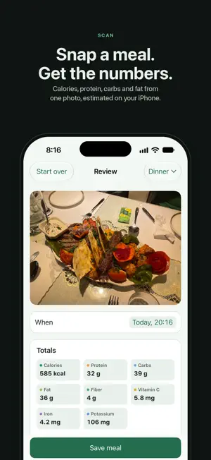 Sahni: Calorie & Macro Tracker screenshot 1