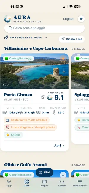 Aura Beach Advisor iPhone screenshot 4