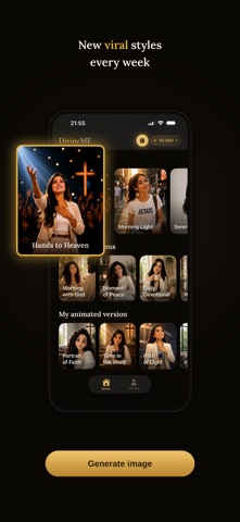 DivineME: AI Faith Photos screenshot