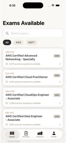 UnlimitedTestQuestions screenshot