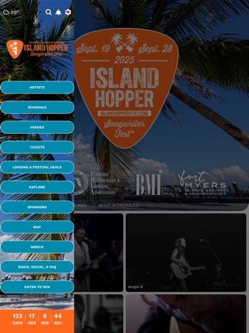 Island Hopper Songwriter Fest iPad screenshot