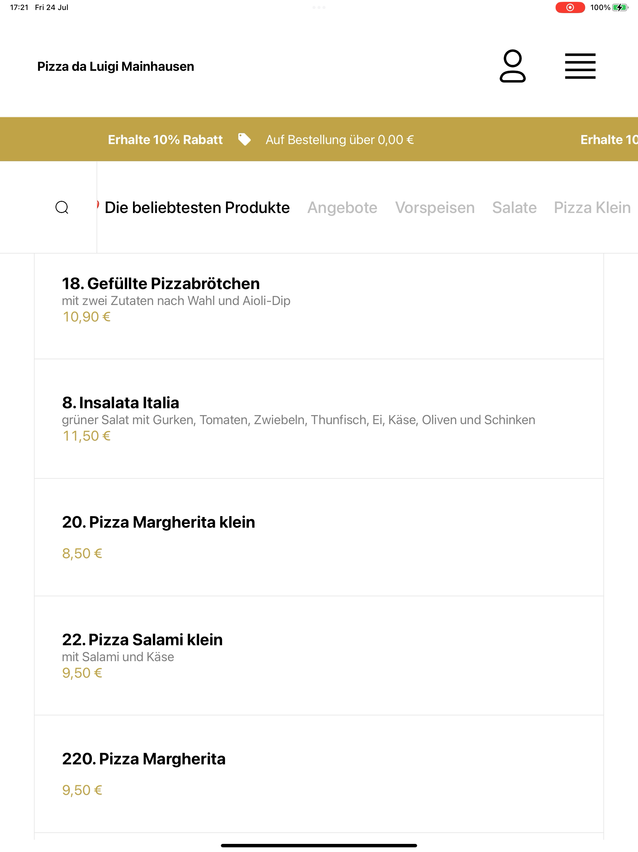 Pizza da Luigi Mainhausen screenshot 9