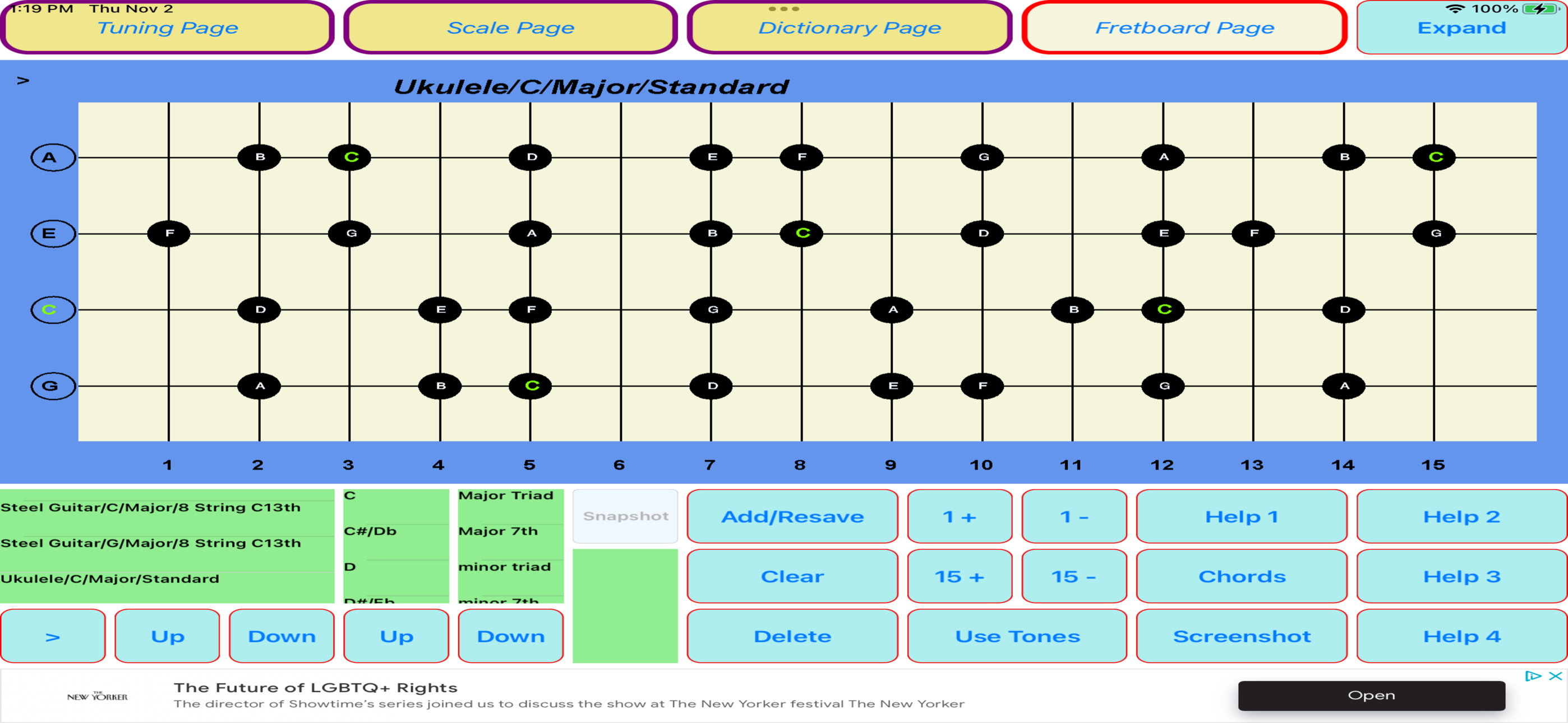 The Chord and Scale Finder