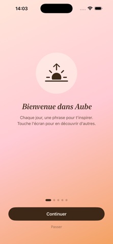 Aube — Phrase du jour Screenshot 6 of 6