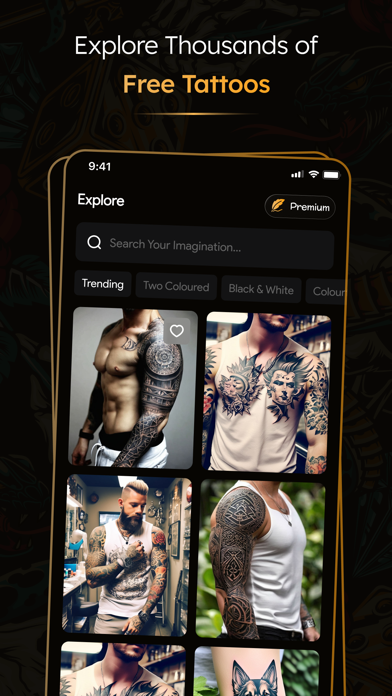 Inkee: AI Tattoo Art Generator Screenshot