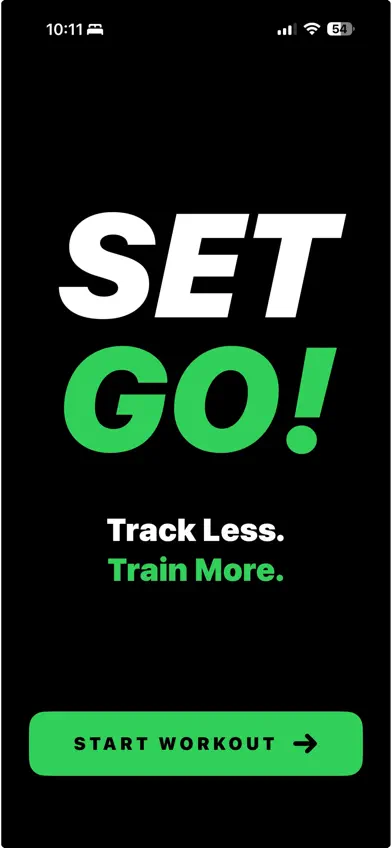 SETGO! Workout Tracker screenshot 1