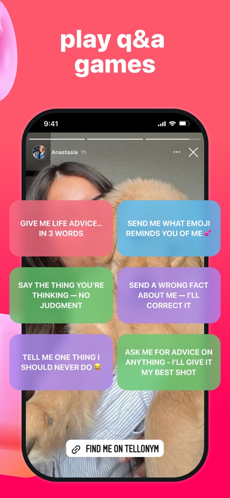 tellonym - ask me anything - Interactive Q&A Games