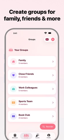 Gather - Birthday Planner Screenshot 3 of 10