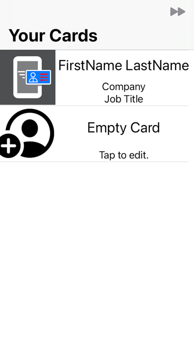DropCard - show your personas Screenshot