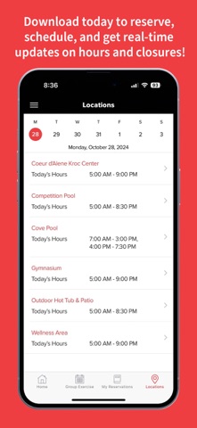 The Salvation Army Kroc Center iPhone screenshot