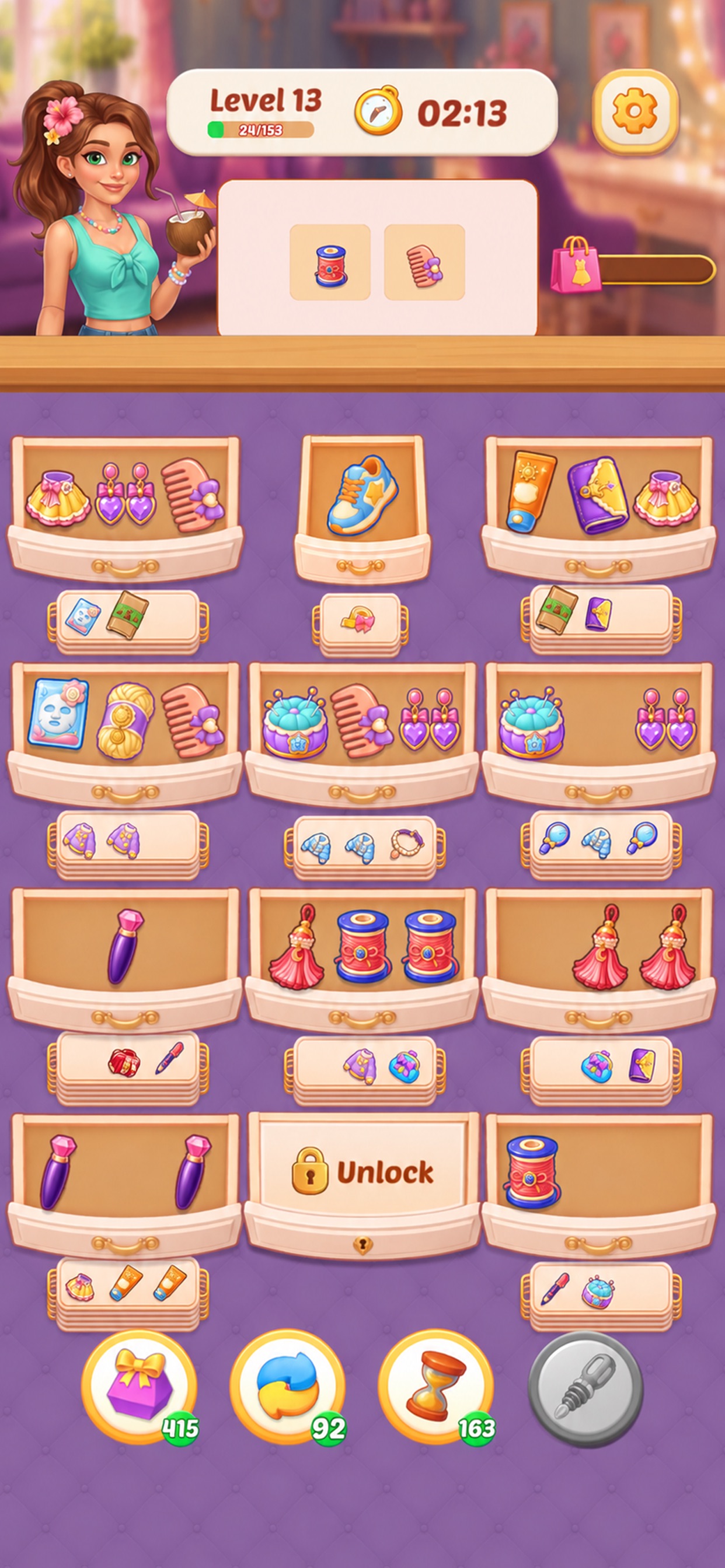 Screenshot 1 of Fashion Sort: Closet Puzzle