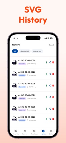 AI SVG Converter : Inkscape iPhone screenshot