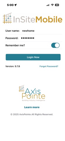 AxisPointe InSite Mobile Screenshot 1 of 4