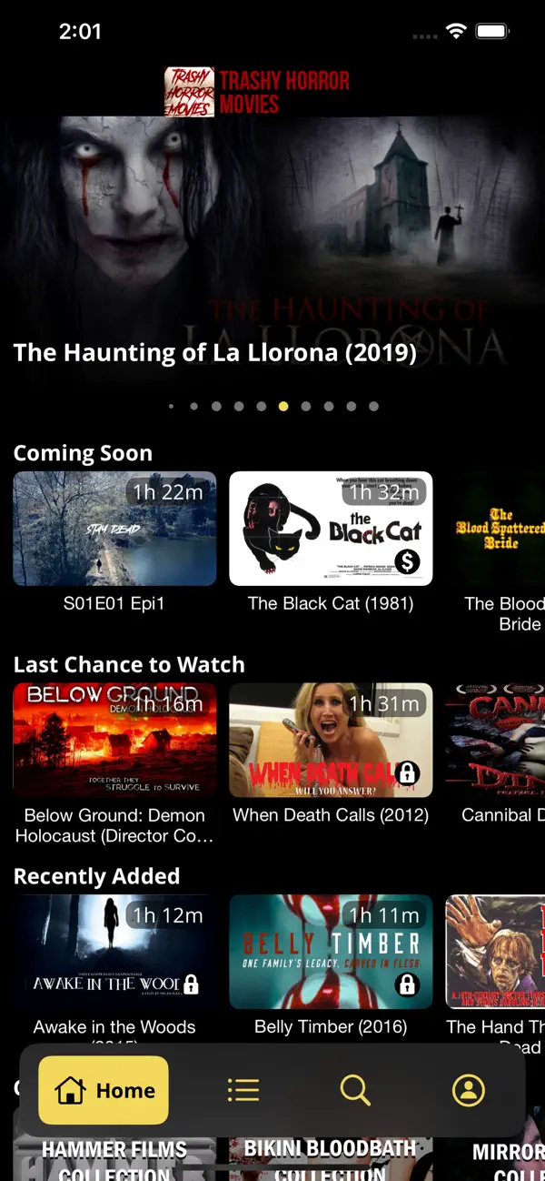 Screenshot #1 pour Trashy Horror Movies
