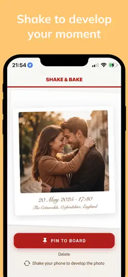 Screenshot von Shake & Bake: Polaroid Camera auf dem iPhone 2