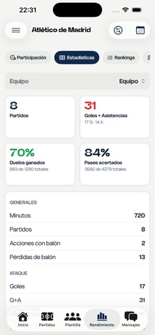 Coach Stats screenshot 2