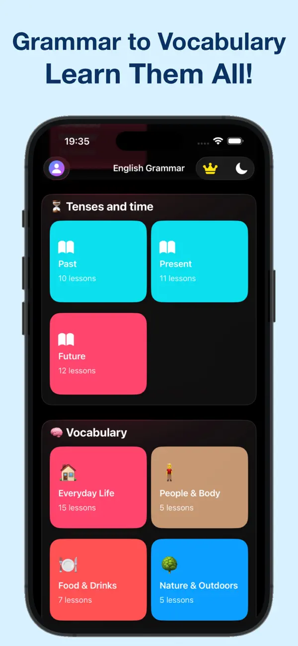 Screenshot #3 pour Learn English - Grammar, Vocab