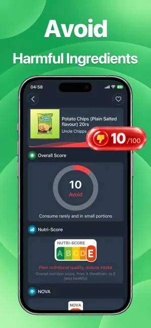 FoodIQ - Healthy Food Scan screenshot 3
