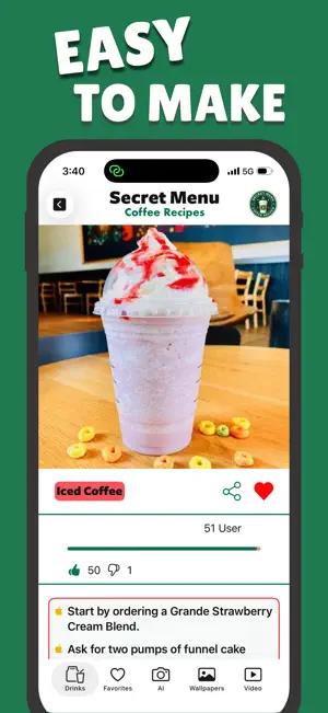 Secret Menu: Coffee Recipes screenshot 4