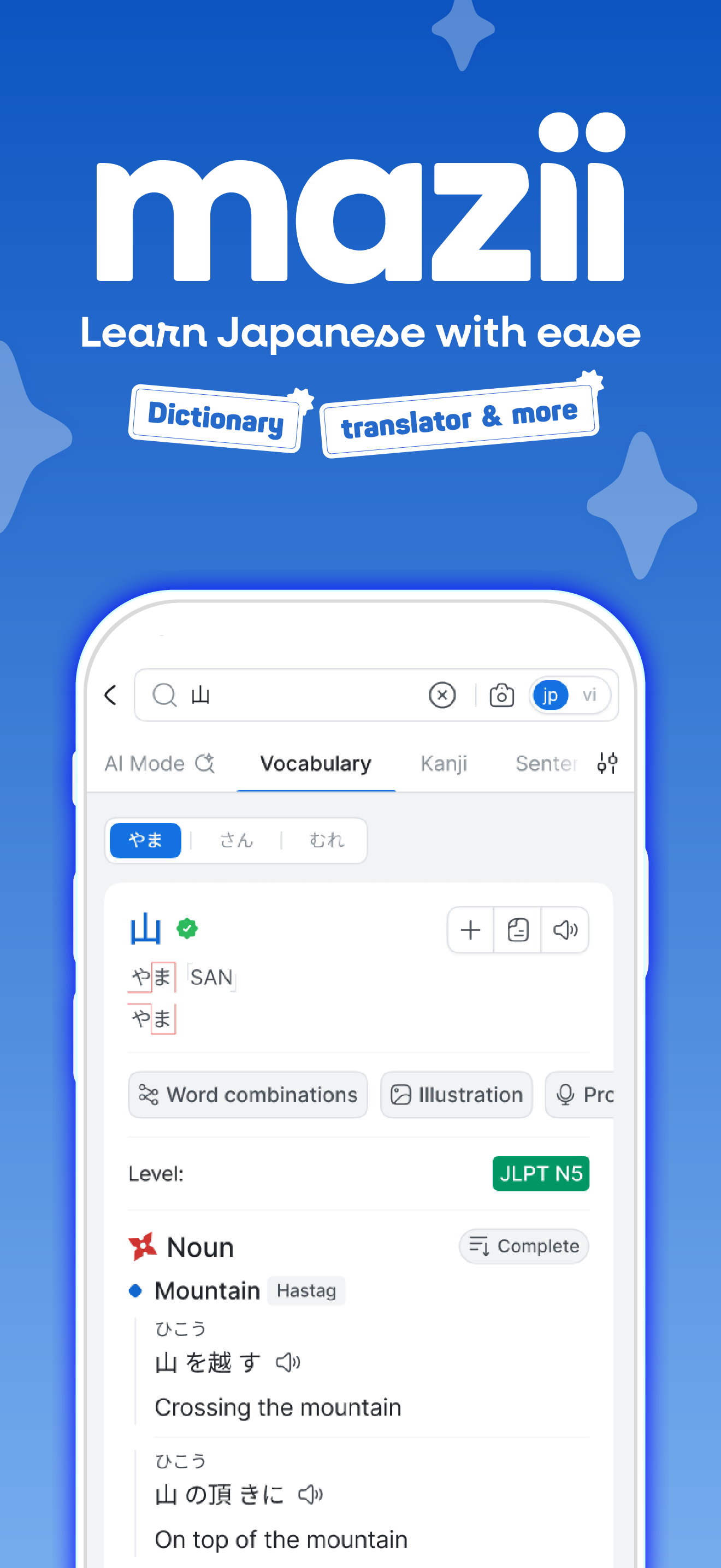 Mazii Japanese Dictionary JLPT