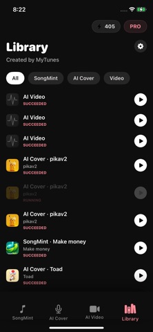 SongMint: AI Music Generator iPhone screenshot