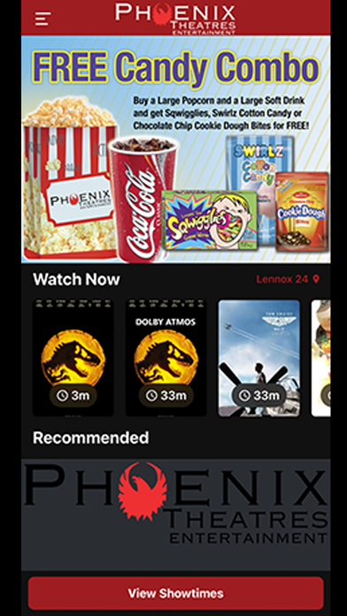 Phoenix Theatres Entertainment Screenshot