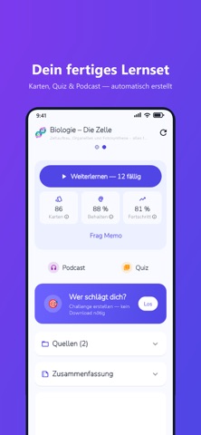 MemoSprint: AI Study & Quiz Screenshot 7 of 8