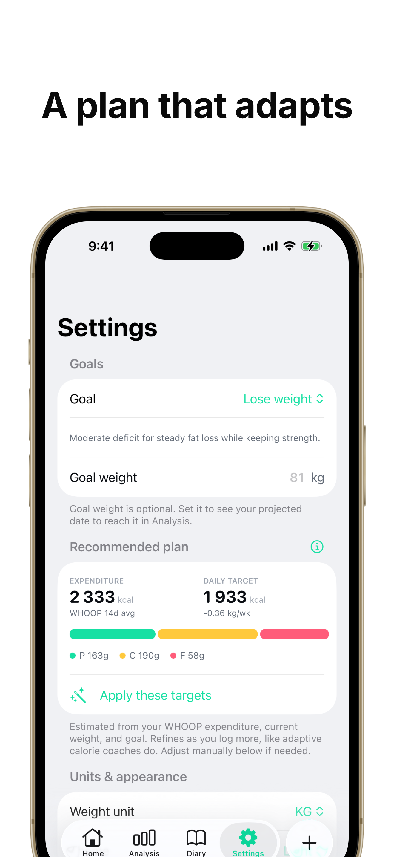Swoop: Track Calorie & Weight screenshot 7