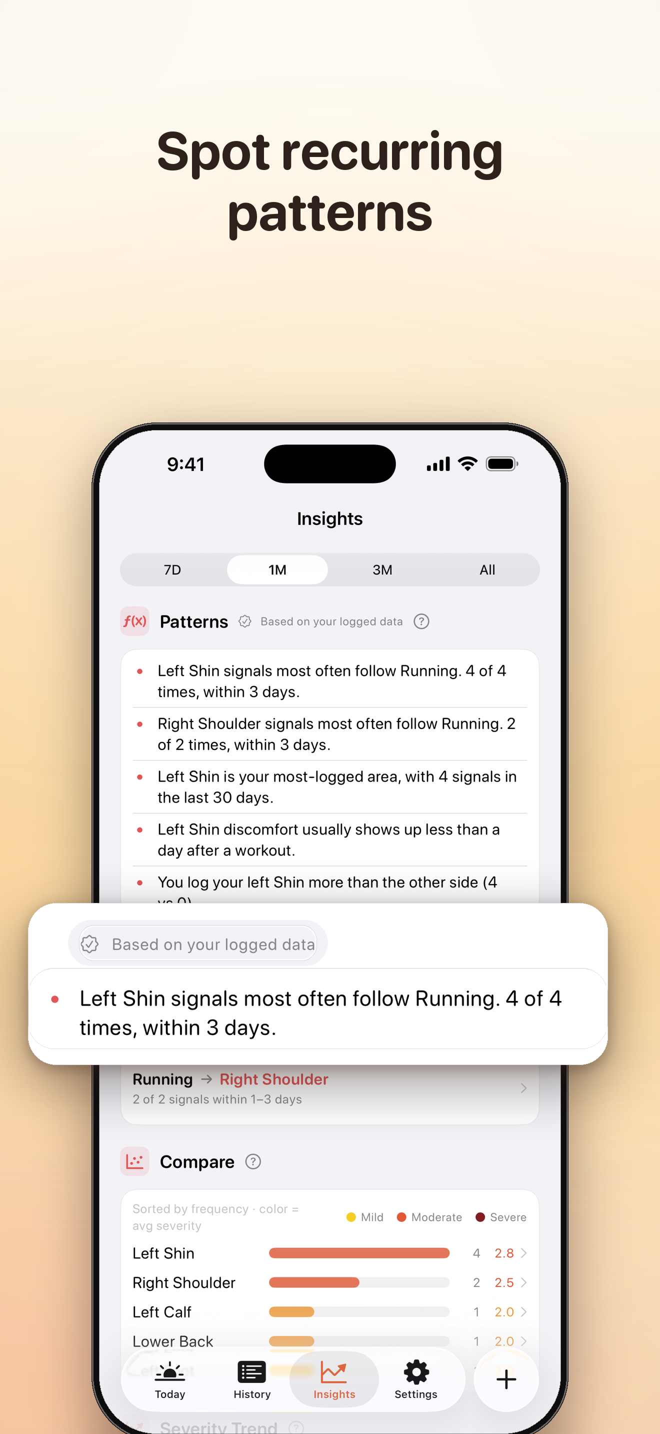 FeltIt: Pain & Injury Tracker screenshot 3