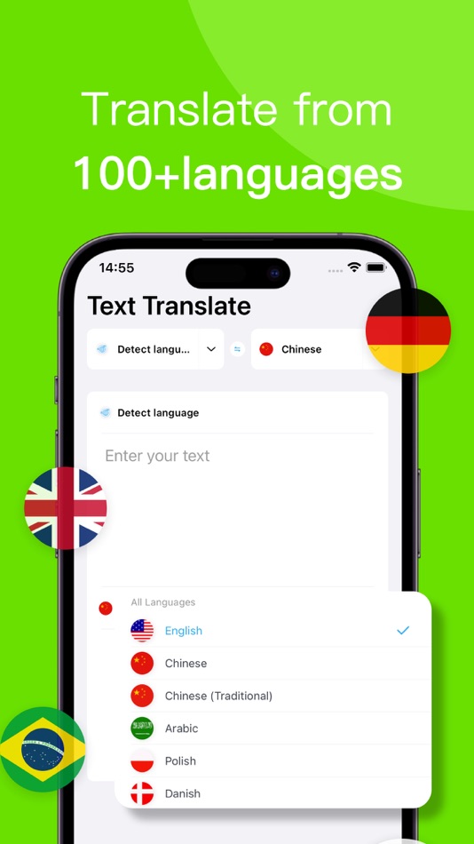 #1. Translator - Translate App (iOS) Podle: 剑飞 汤
