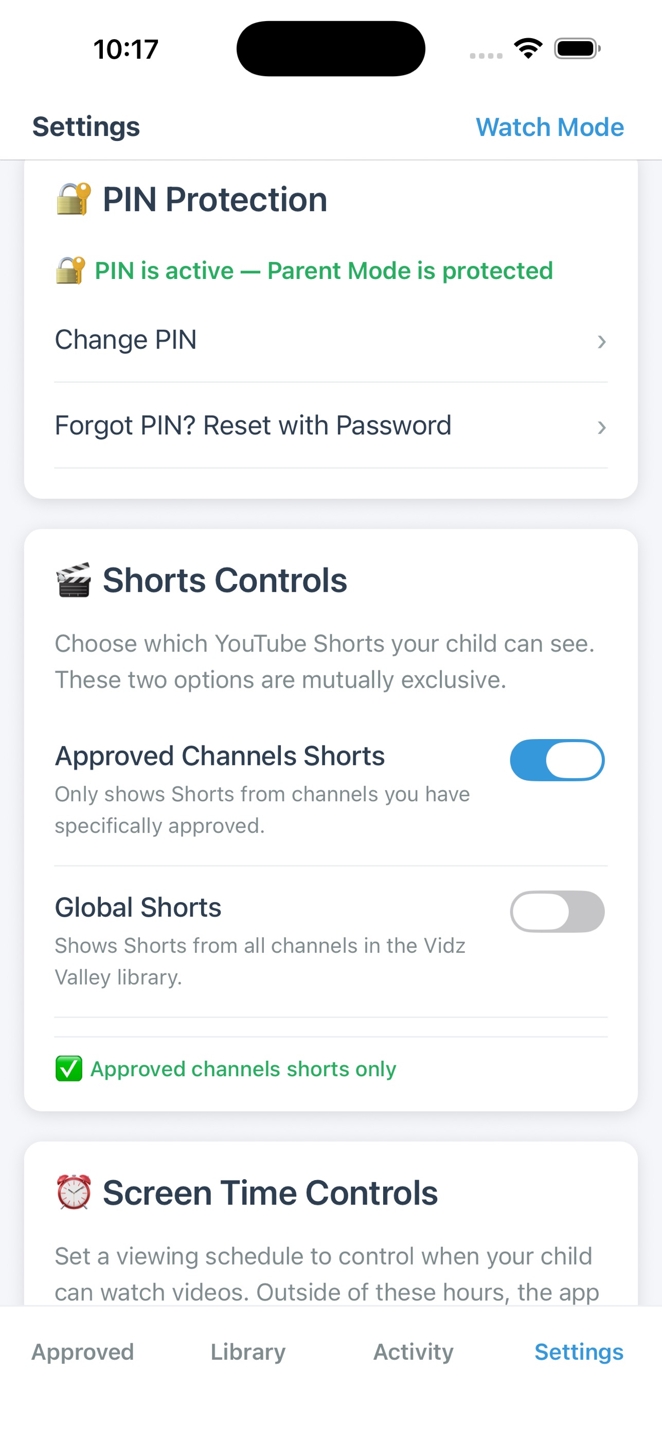 Screenshot 4 of Vidz Valley: Parental Control