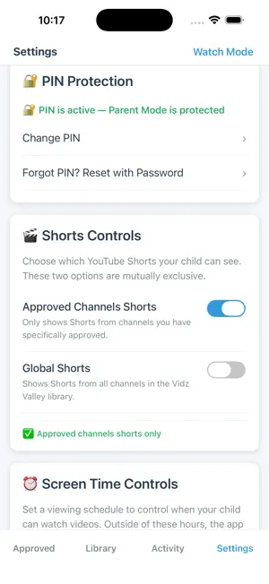 Vidz Valley: Parental Control screenshot 4