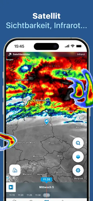 Wetter 14 Tage - Meteored Pro screenshot 9 of 10