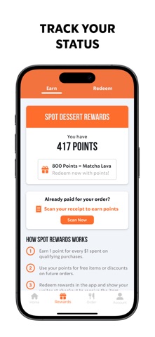 Spot Dessert Bar Rewards iPhone screenshot