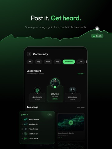 MELODIZE AI MUSIC GENERATOR iPad screenshot 8