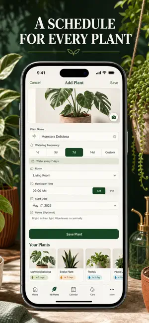 Plant Care: Watering Tracker screenshot 4