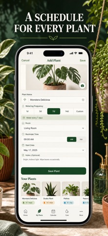 Plant Care: Watering Tracker Screenshot 4 of 10