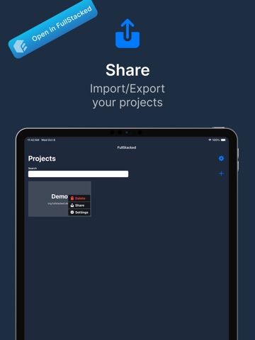 FullStacked iPad screenshot
