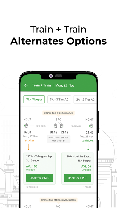 ConfirmTkt: Train Booking App Screenshot