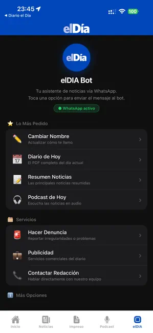 Diario el Día iPhone screenshot 5