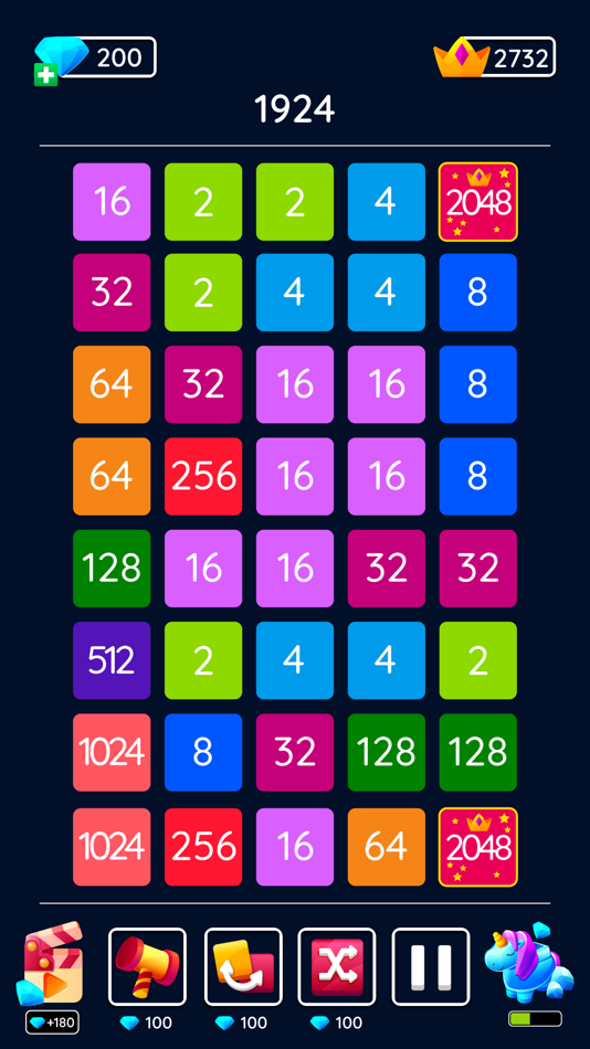 #3. 2048 Blast: Merge Numbers 2248 (iOS) 由: UNICO STUDIO