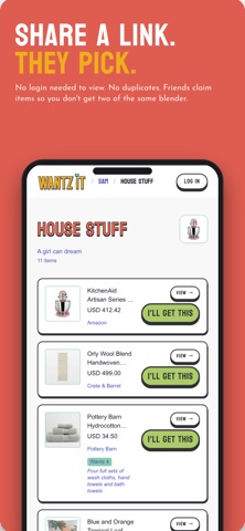 WantzIt screenshot